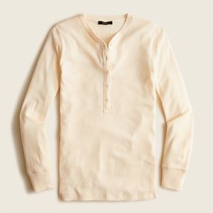 J.Crew waffle Henley top- excellent condition!